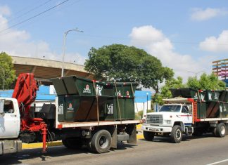 Alcaldía entregó a la ciudad 20 nuevos contenedores para la basura
