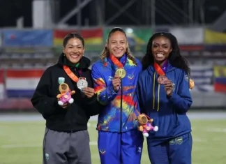 JUEGOS SURAMERICANOS: Orangys Jiménez renovó oro y logró boleto panamericano