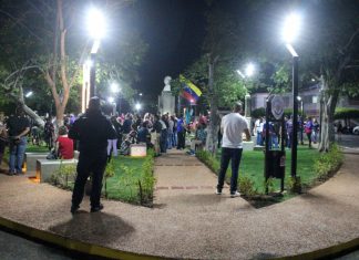 Alcalde Di Martino: «La plaza «Sucre» la recuperamos de los escombros