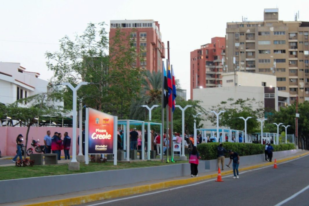 Di Martino recuperó otro espacio para la paz y recreación: La plaza Creole