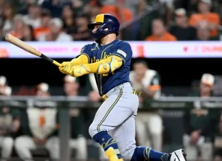 William Contreras mandó a 403 pies su jonrón 75 con Milwaukee