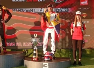 Andrés Machado se embraguetó y puso a Venezuela en el Podio del Mundial de Easykart