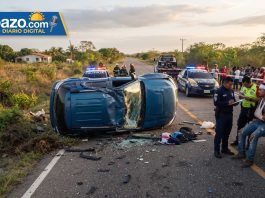 Aparatoso Vuelco en La Concepción