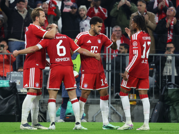 Bayern goleó y recuperó el liderato de la Bundesliga