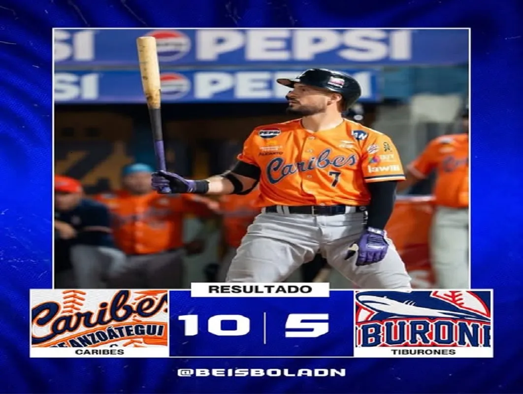 Caribes enrachado: Propinó a tercera derrota en fila a Tiburones