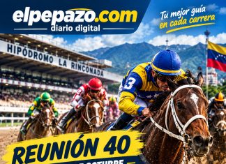 La Rinconada se prepara para la Reunión 40: dos clásicos y un 5y6 que promete emociones Cartel hípico en La Rinconada
