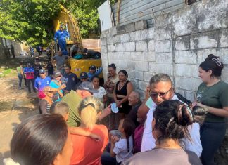 Alcalde Di Martino inspeccionó avance de saneamiento de las cañadas Morillo y La Arreaga