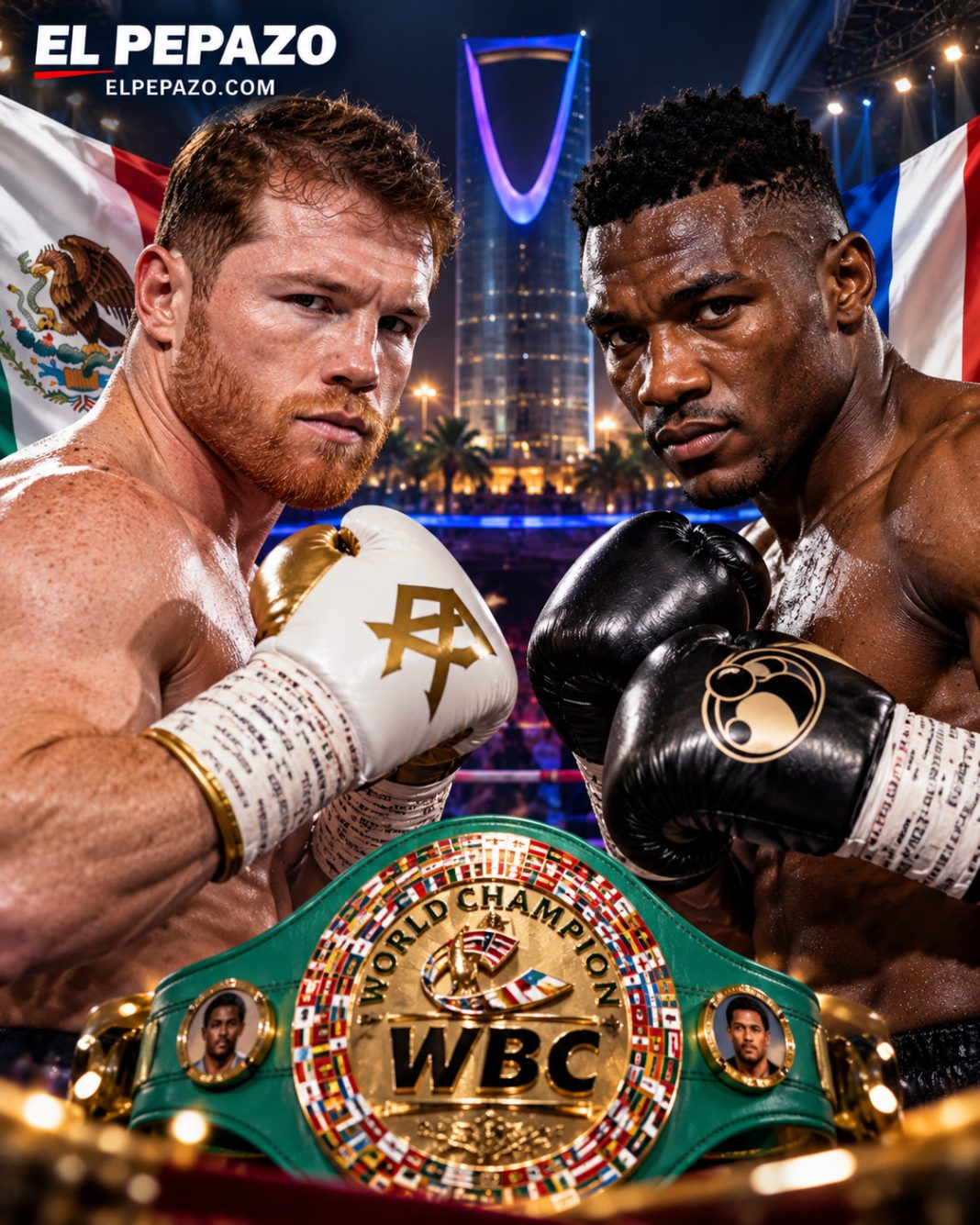Canelo vs. Mbilli: superan el pesaje, se desafían en Riad y prometen una batalla de alto voltaje este sábado 31 de octubre