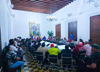 Gobernador Luis Caldera sostuvo gabinete territorial comunal con voceros de Cabimas
