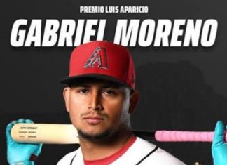 Gabriel Moreno premio Luis Aparicio-2026