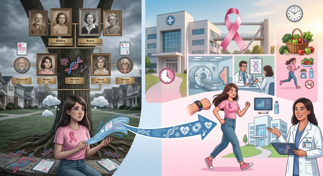 Heredar el riesgo de cáncer de mamas no es sinónimo de llegar al diagnóstico
