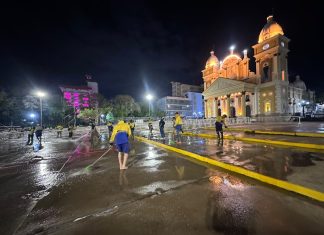 Vísperas de la Bajada de la Chinita: Alcaldía de Maracaibo reacondicionó fachada de la Basílica y limpió piso de la plazoleta