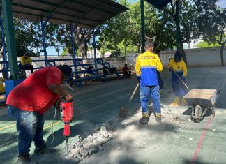 Alcaldía de Maracaibo inició la recuperación de la plaza y del complejo deportivo Astolfo Romero