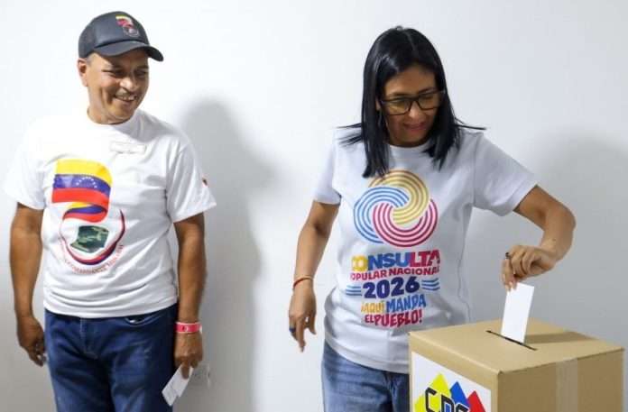 Presidenta Delcy destaca la participación de los Condominios en la Consulta Popular