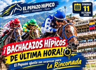 ¡BACHACAZOS HÍPICOS DE ÚLTIMA HORA! El Pepazo ajusta sus sorpresas para La Rinconada Pronósticos hípicos de La Rinconada