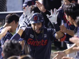 Víctor Reyes por tercer año seguido Rey del Hit en Corea