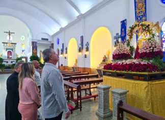 El gobernador Luis Caldera acompañó a la feligresía de Cabimas en el día de su Patrona, la Virgen del Rosario