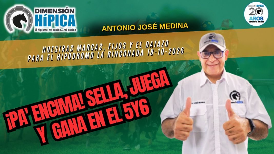 ¡A ligar nuestras orientaciones hípicas para Valencia, Santa Anita Park y La Rinconada!
