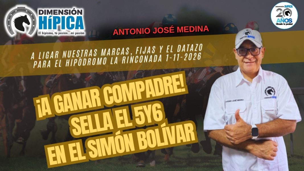 Estas son nuestras orientaciones para este sábado en Santa Anita Park y el Hipódromo de Valencia. También, para este domingo en el Hipódromo La Rinconada